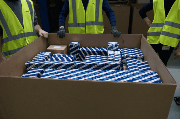 Ausschnitt eines im Feldtest gepackten Modellvorschlags